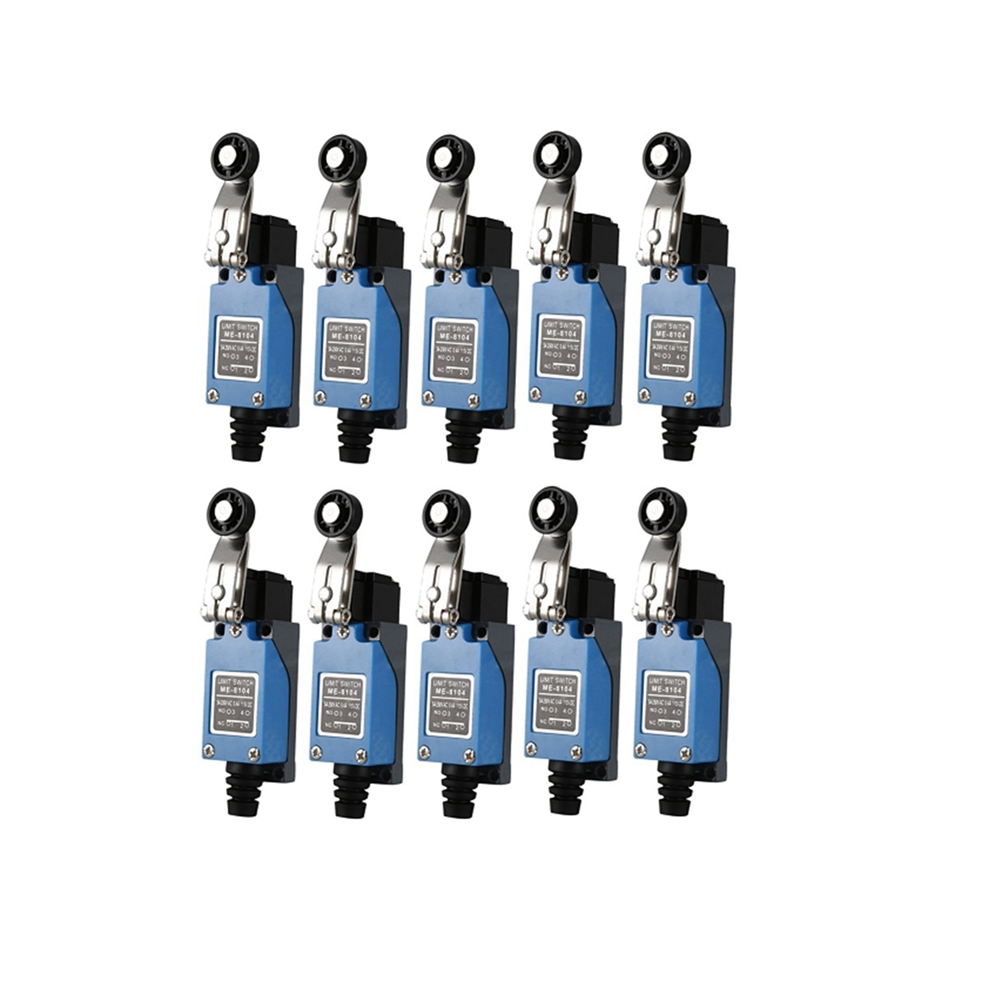 10Pcs Me-8104 Momentary Roller Arm Type Limit Switch For Cnc Mill 5A 250V Me8104 Mini 4853114317450