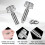 2 Pcs Hand Retractable Spring Plunger Stainless Steel Lock Out M6 Type for Rolling Toolbox 5