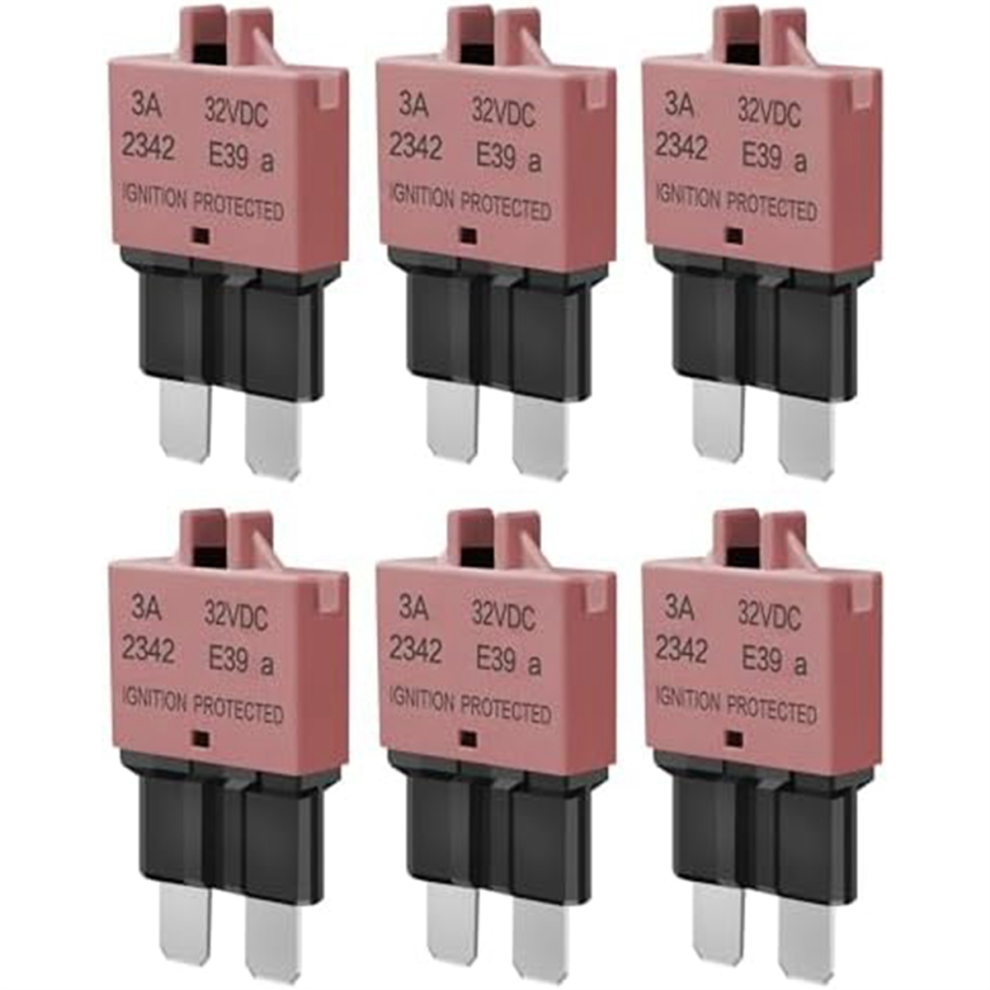 Car Atc Resettable Fuse 7.5A Atomanual For Boat Suv Motorcycle 32Vdc Standard Blade Combo Kit 4853114322799