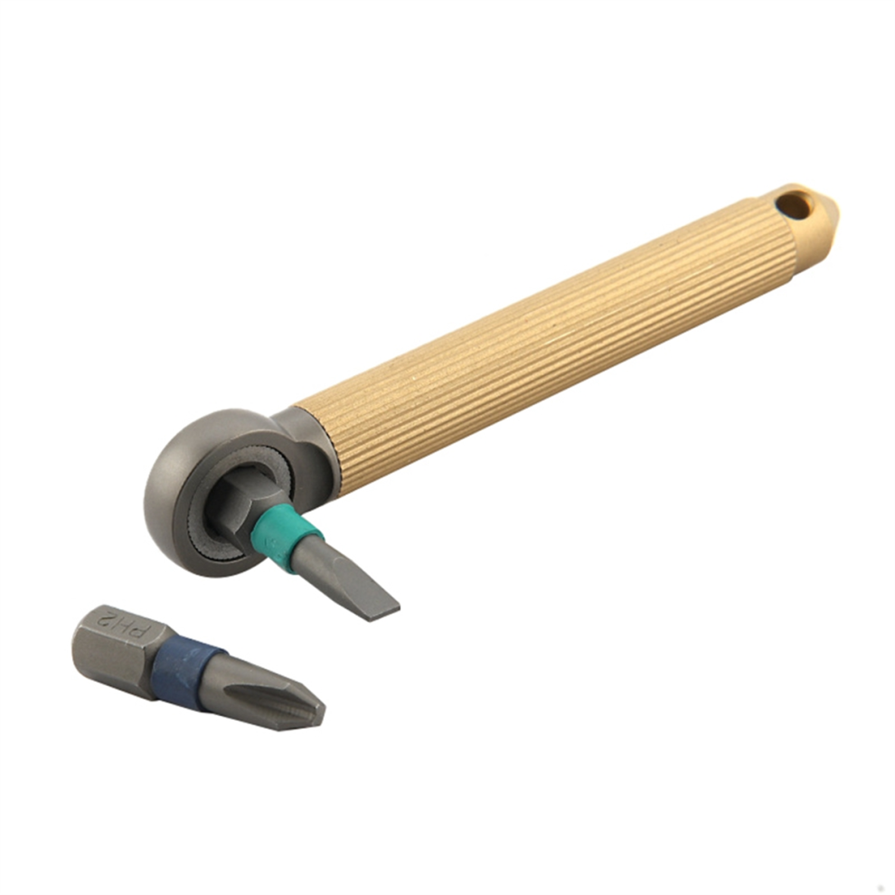 Multifunctional Tools Wrench Flat Screwdriver -Screwdriver Portable Keychain Window Brass 4853114322119