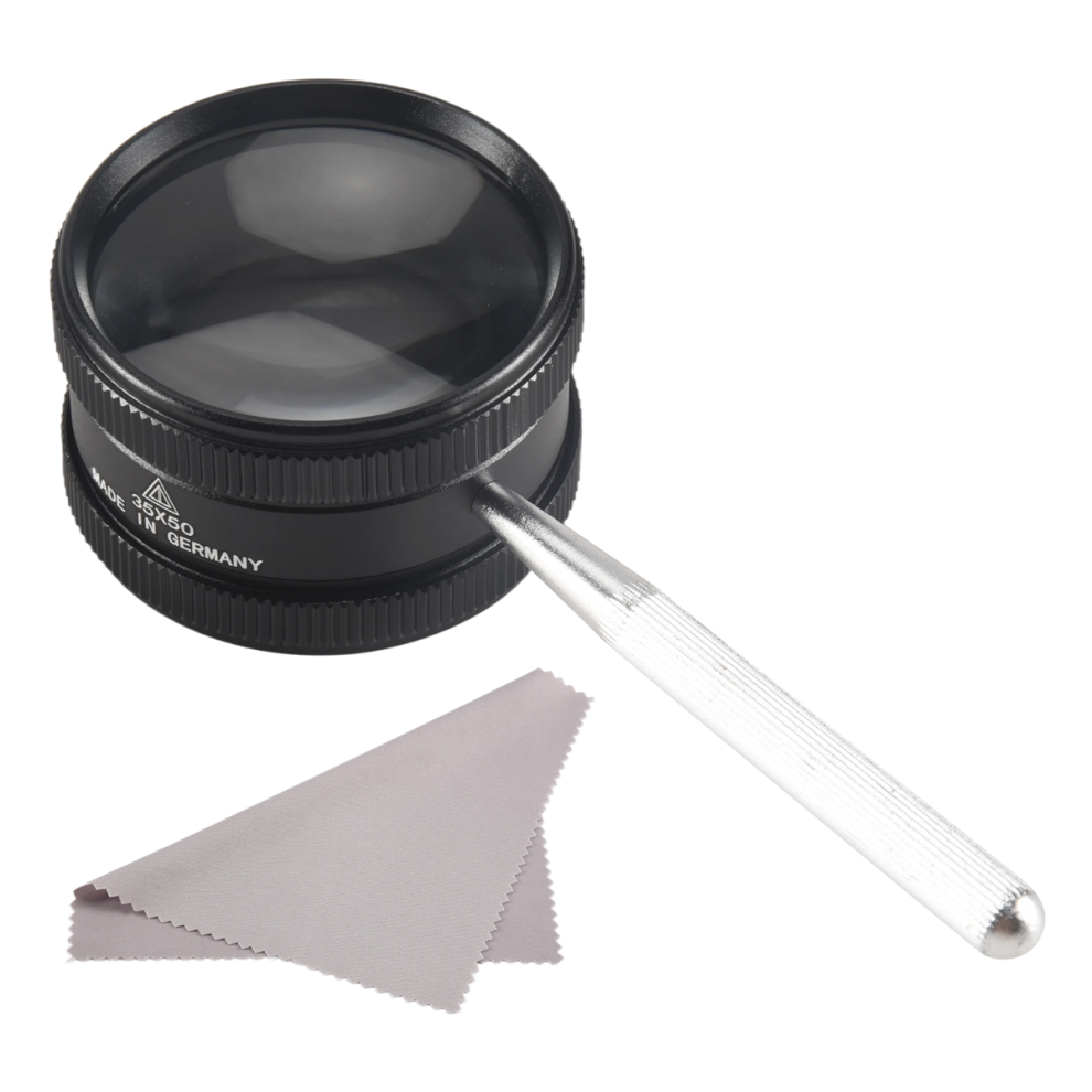 Tauoh 35X Handheld Magnifier Metal High Clarity Reading For Seniors