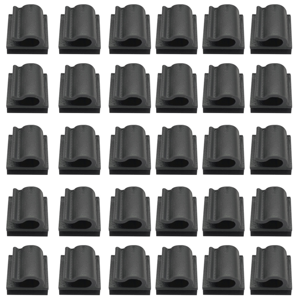100Pcs Solar Photovoltaic Panel Wire Clips Intersect Pv Cable Clamp For Frame Bracket Black 4853114325264