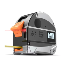 Medidor de distância de fita a laser Dispositivo de medição horizontal portátil Medida multifuncional