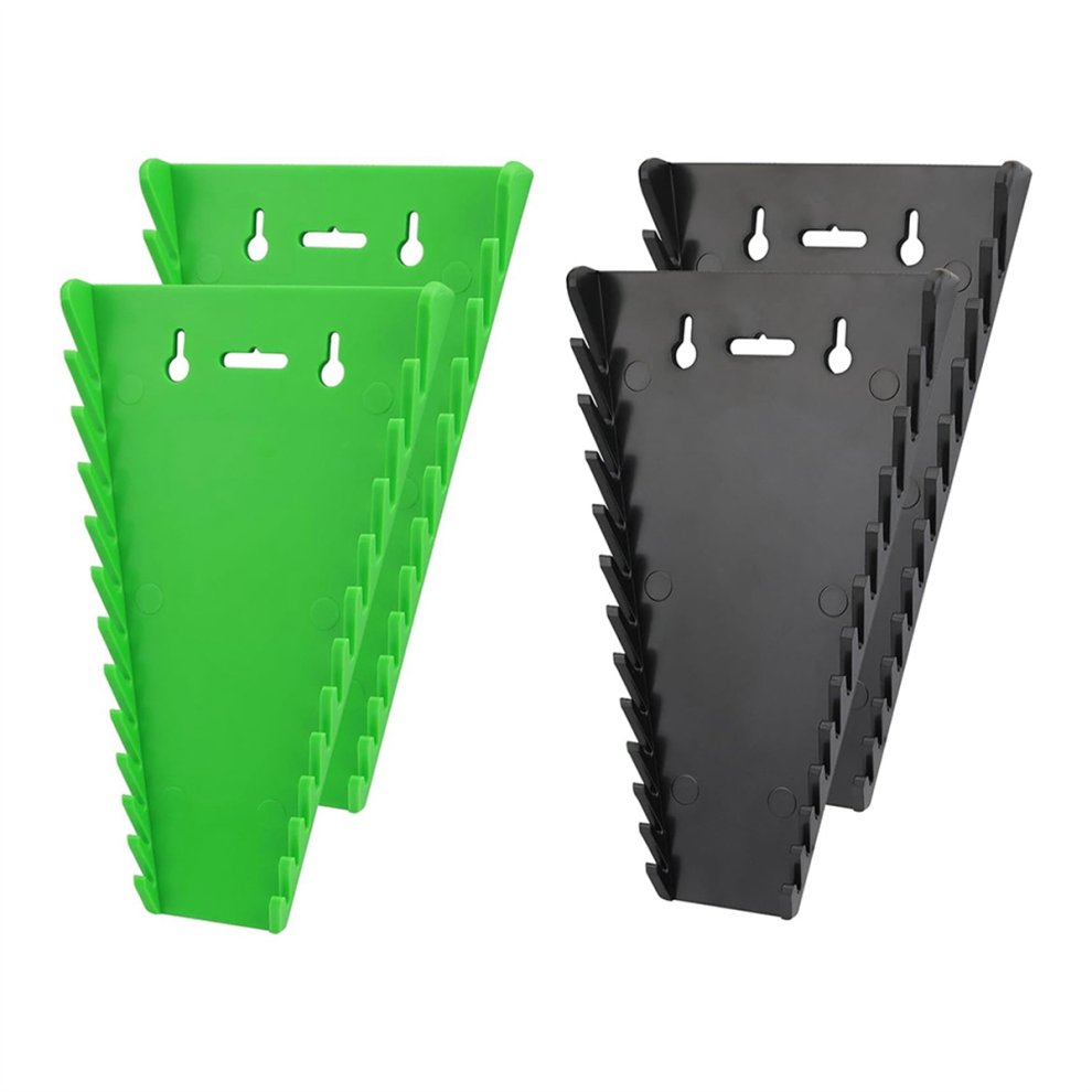 4Pcs Magnetic Wrench Organizer Tool, Sae (1/4-1/16In)&Metric (6-24Mm) 4853114324700