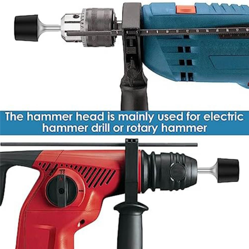 Rotary Hammer Drill Head, for Hammering Metal Sheet Wall Tile 2PCS 2