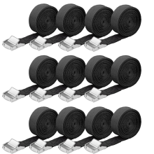 16Ft, Adjustable Kayak Tie Cam Buckle, 00Lbs, for Luggage with Car Roof Rack