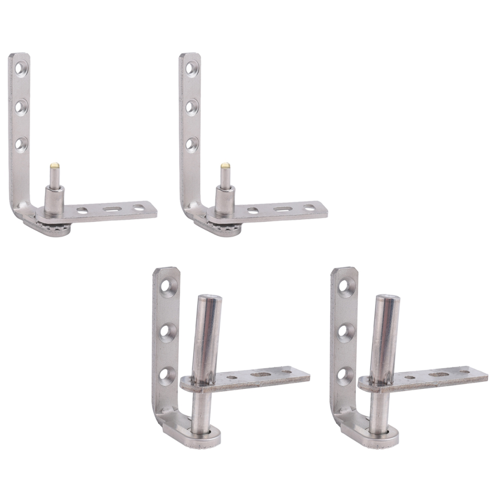 2Pack Cafe Door Hinges,304 Stainless Steel Swinging Hardware Saloon Hinges,Self Closing,For Door-S 4853114331616