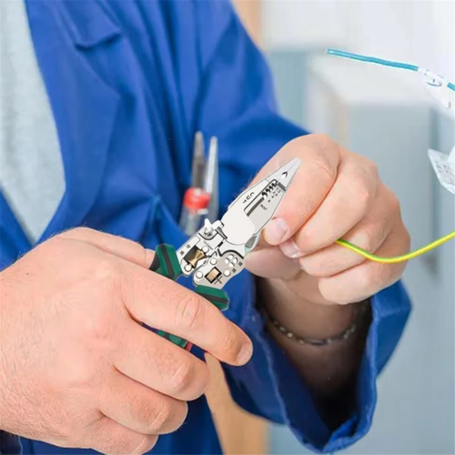 Εργαλείο Κοπής Καλωδίων 10 σε 1: Απογυμνωτής Καλωδίων, Πένσα, Μετρητής Τάσης 2