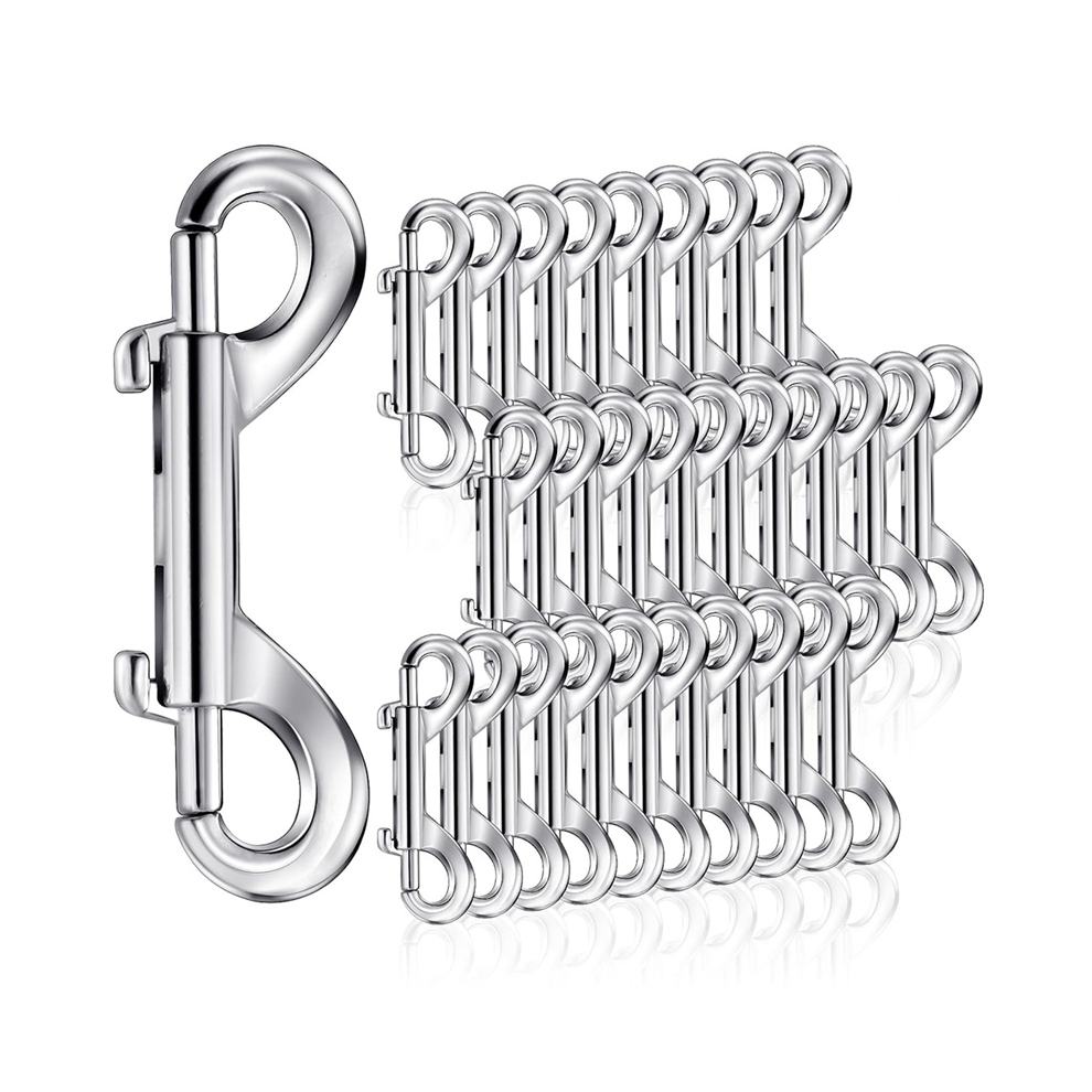 30Pc Double Ended Bolt Snaps Hooks, 2.76Inch Zinc Alloy Trigger Clips 4853114334457