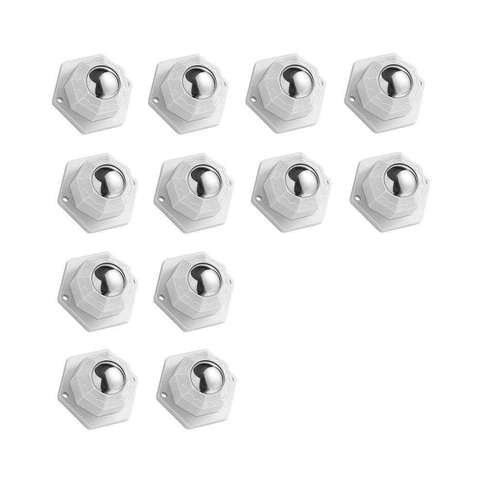 12Pcs Caster Wheels For Small Appliances, Self Adhesive 4853114333931