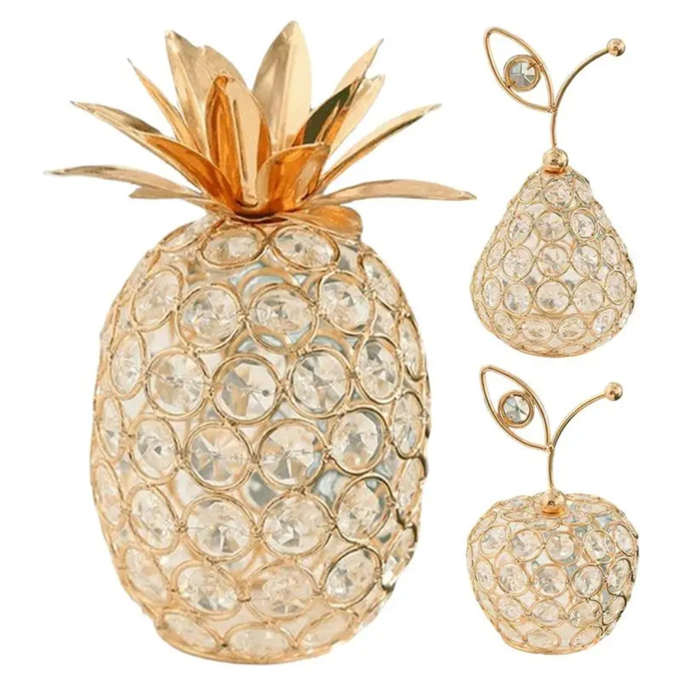 Crystal Fruit Ornaments Bling Rhinestone Shape Miniatures C-image-OPC-PHHMMY2-NEW