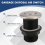 Garbage Disposal Air Switch Kit, Button, Waste Disposer On/Off EU Plug 6