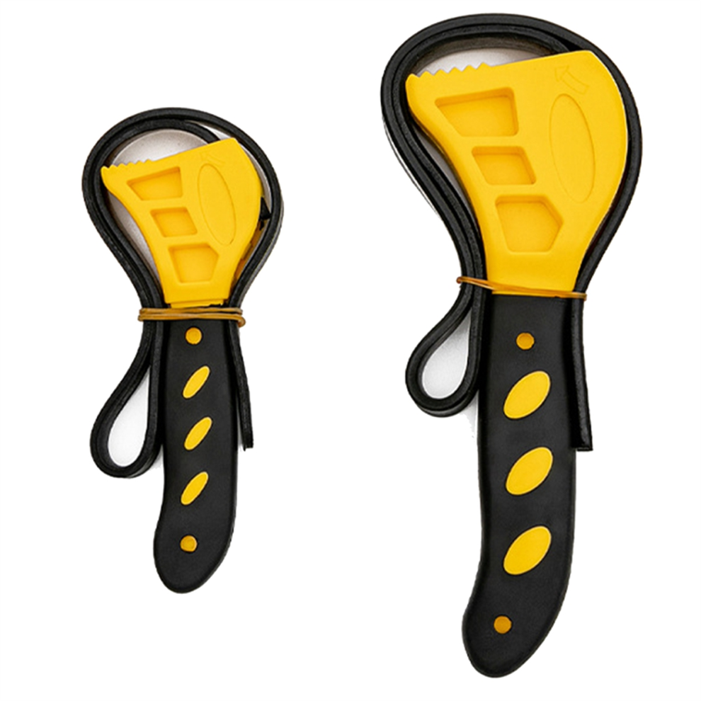 Multifunctional Belt Wrench Adjustable Bottle Opener Auto Repair Rubber Filter Universal 4853114335089