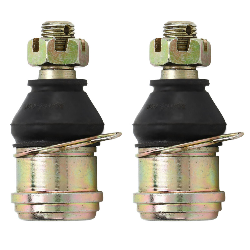 (As Show, One Size) 14Mm Bolt Tie Rod Ends Ball Joints With Rubber Bushings Steel Alloy For 150Cc 250Cc Quad Dirt Bike Atv Go Kart 4909775910193