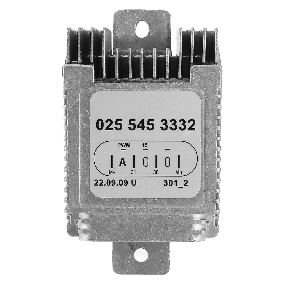 Kikidex (As Show, One Size) Cooling Fan Control Module Unit 0255453332 Fit For Mercedes Benz C230 C280 E300 E430 Slk230
