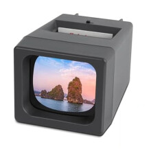 (As show, One size) 35mm Slide and Film Viewer, Negative Viewer, Desktop LED Lighted Viewing, 2X Magnification-C10
