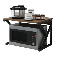 (As show, One size) Microwave Oven Rack Microwave Shelf,Microwave Rack,Kitchen Microwave Stand,Microwave Stand with Storage-C10