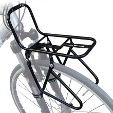 (As show, One size) Bicycle Front Rack, Aluminum Alloy Luggage Touring Carrier Racks 15kg Capacity Mountain Road Bike P-C10