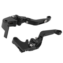 (As show, One size) Pair Brake Clutch Levers Handle W/Adapter Fit for SUZUKI GSXR600/GSXR750/GSXR1000