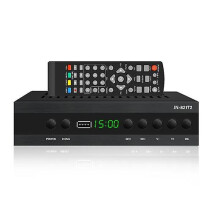 (As show, One size) DVB T2 HEVC 265 Digital TV Tuner DVB-T2 265 1080P HD Decoder USB Terrestrial TV Receiver EPG Set Top Box,EU Plug-C10