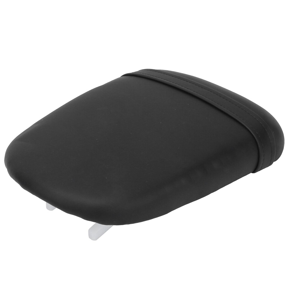 (As Show, One Size) Motorcycle Passenger Pad Seat Synthetic Leather Back Pillion Replacement For Suzuki K8 Black 4909775997255
