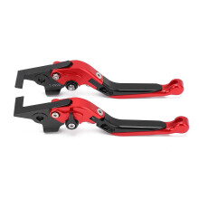 (As show, One size) Motorcycle Adjustable Brake Clutch Lever CNC Aluminum Alloy Replacement for YAMAHA TMAX 530 20122019Red