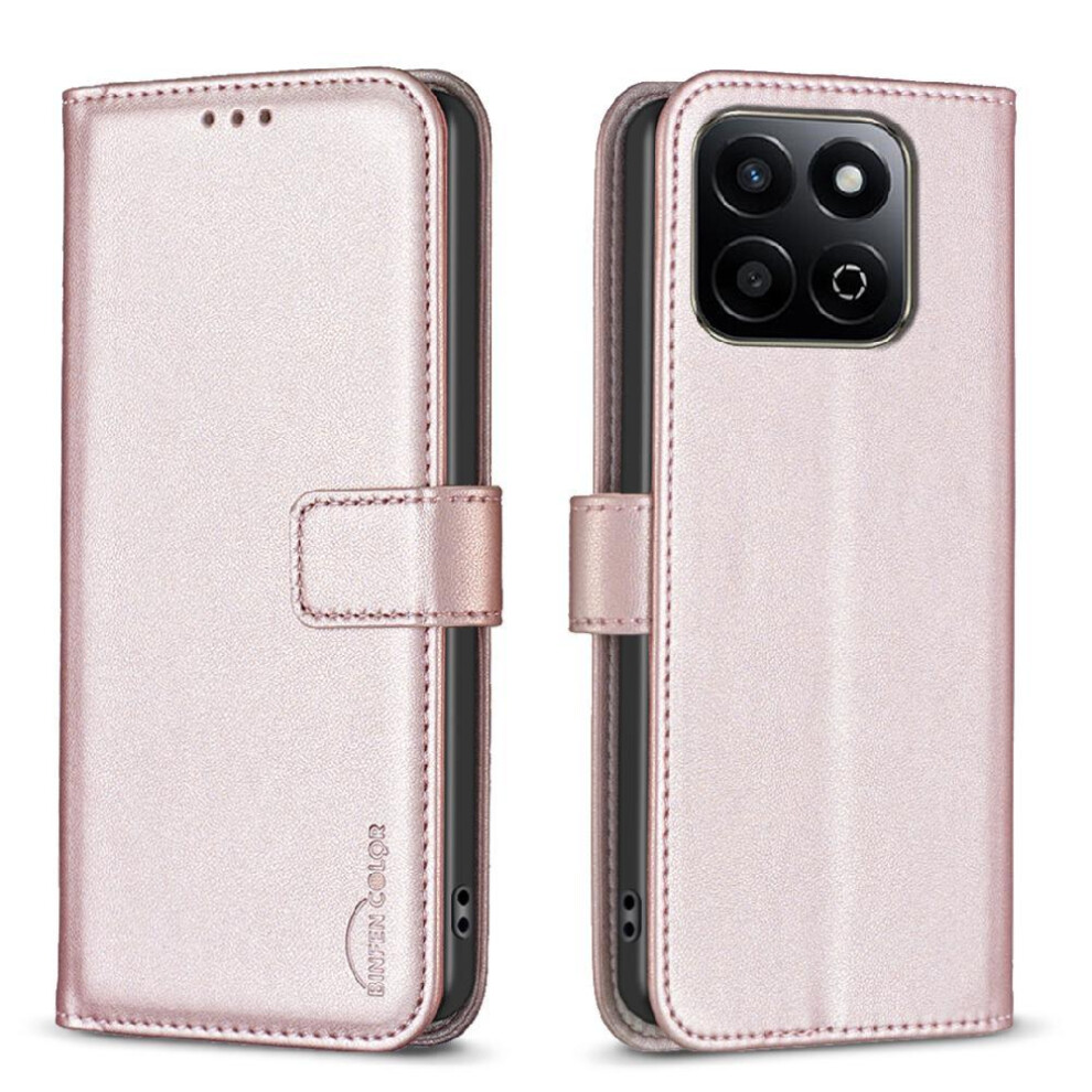 (Gold) Flip Case For Honor 200 Smart 5G Multi-Color Wallet Multi Card Slot Business Leather Case Gold 764563564729