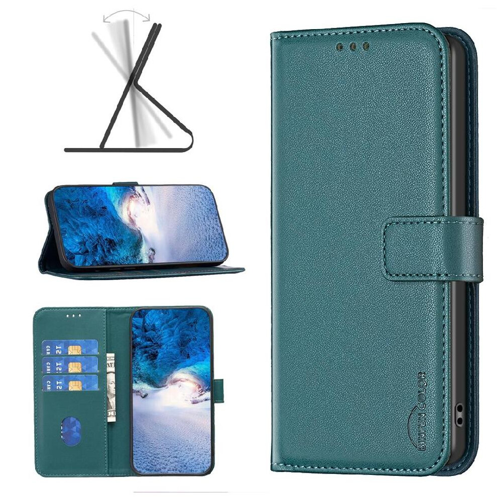 (Green) Flip Case For Honor 200 Smart 5G Multi-Color Wallet Multi Card Slot Business Leather Case Green 764563564699