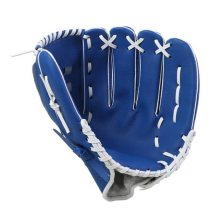 Luvas de treino para mão esquerda para esportes ao ar livre, softball, beisebol, arremessador, jogadores, bolso, 10,5 polegadas, azul