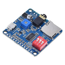 DY-SV5W Voice Playback Module for MP3 Music Player Amplifier 5W SD/TF Card Integrated UART I/O Trigger