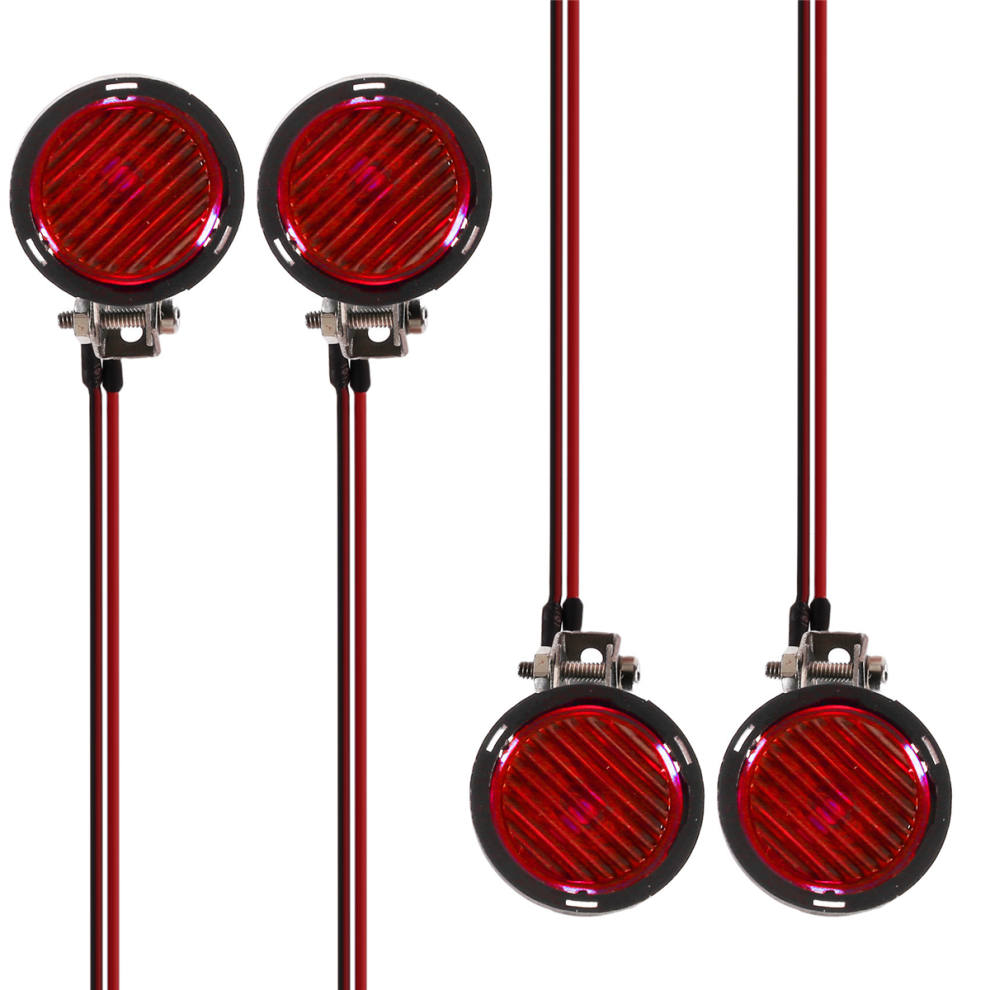 Led Lights Headlights Spotlight For -4 Trx6 Axial Scx10 Scx24 1/10 1/24 Rc Car Truck Decoration Parts 4Led C 4851999642155