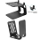 Desktop Speaker Stands Metal with Vibration Absorption for Small and Medium 5