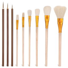 Set di 9 pennelli per smalto per ceramica, pittura acrilica, acquerello e olio - Pennello per ceramica