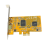 Κάρτα λήψης βίντεο PCIE σε AV 878A, εικόνα HD, 640x480, 2 θύρες, υποδοχή ακροδεκτών Svhs 1
