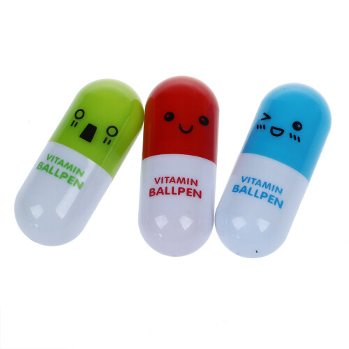 Στυλό 3PS MINI MICRO TINY Pill Ball Point για αγόρια, κορίτσια, γέμισμα καλτσών, καινοτομία 1