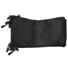 10 Óculos de Sol Pretos Bolsa de Pano para Óculos de Grau 7,1x3,5" HOT