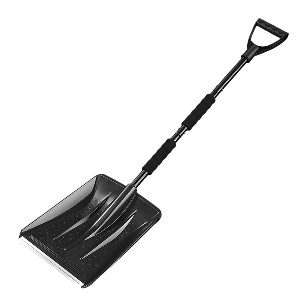 Pelle à neige portable pour allée, voiture, camping d'urgence, 4 en 1, légère, pour l'hiver
