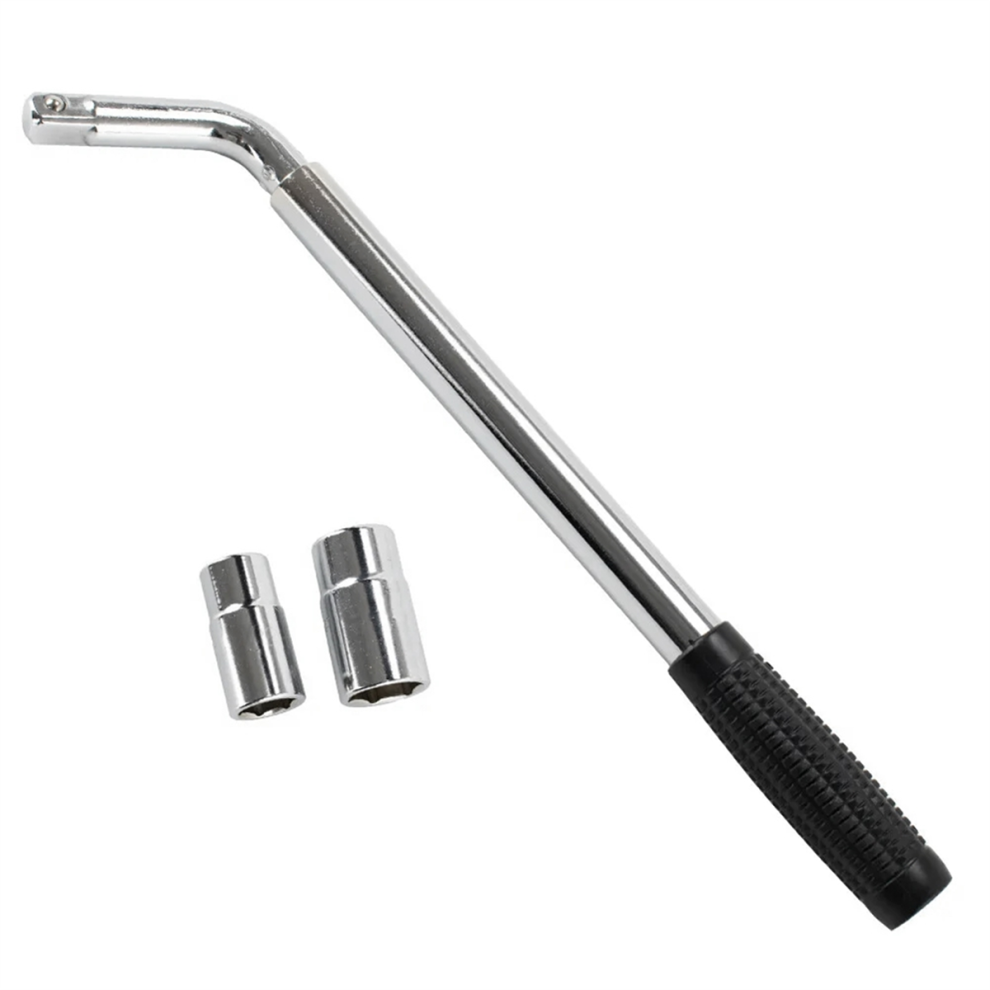 380-500 Mm Extendable Lug Wheel Brace Wrench Telescopic Auto Socket Tyre Nut 17, 19, 21, 23Mm L-Shaped Tire 4851999645118