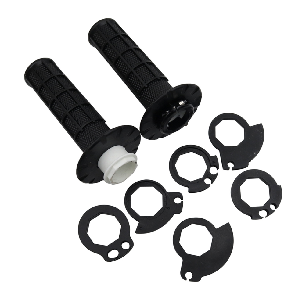 Poignées antidérapantes verrouillables, guidon de moto universel avec came encliquetable, poignée de moto tout-terrain noire