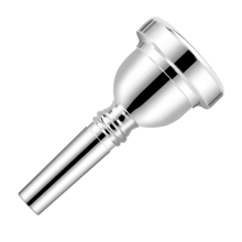 12C Small Shank Trombone Zilveren Mondstuk Nieuw
