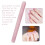 Γυαλιστικό νυχιών Crystal Nail Shiner Nano Mini Buffers Block με φορητή θήκη για φυσικά νύχια 4