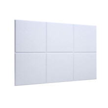 Painel de absorção acústica de 6 peças, 12 polegadas x 0,4 polegadas, acolchoamento à prova de som para graves