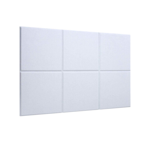 Painel de absorção acústica de 6 peças, 12 polegadas x 0,4 polegadas, acolchoamento à prova de som para graves