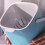 Plastic Kitchen Food Waste Trash Can Compost with Drainer Rubbish Container Organizer Accessories Tools-Light Grey 9