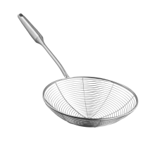 Spider Strainer Skimmer Ladle Stainless Steel Metal Frying Basket with Long Handle Large Spoon