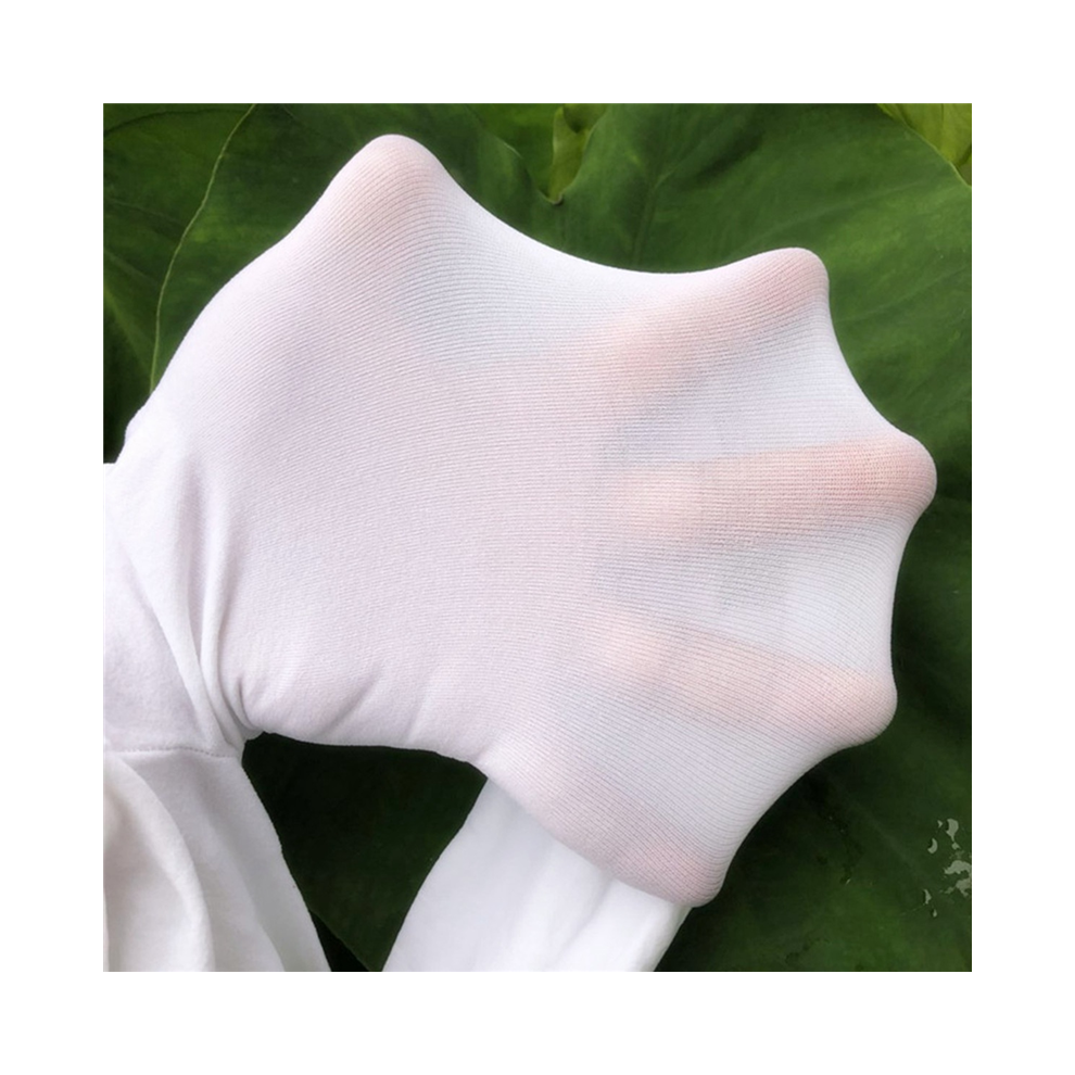 Kopinma White Kids Girls Velvet Ballet Tights Dance Socks Microfiber Professional Leggings S
