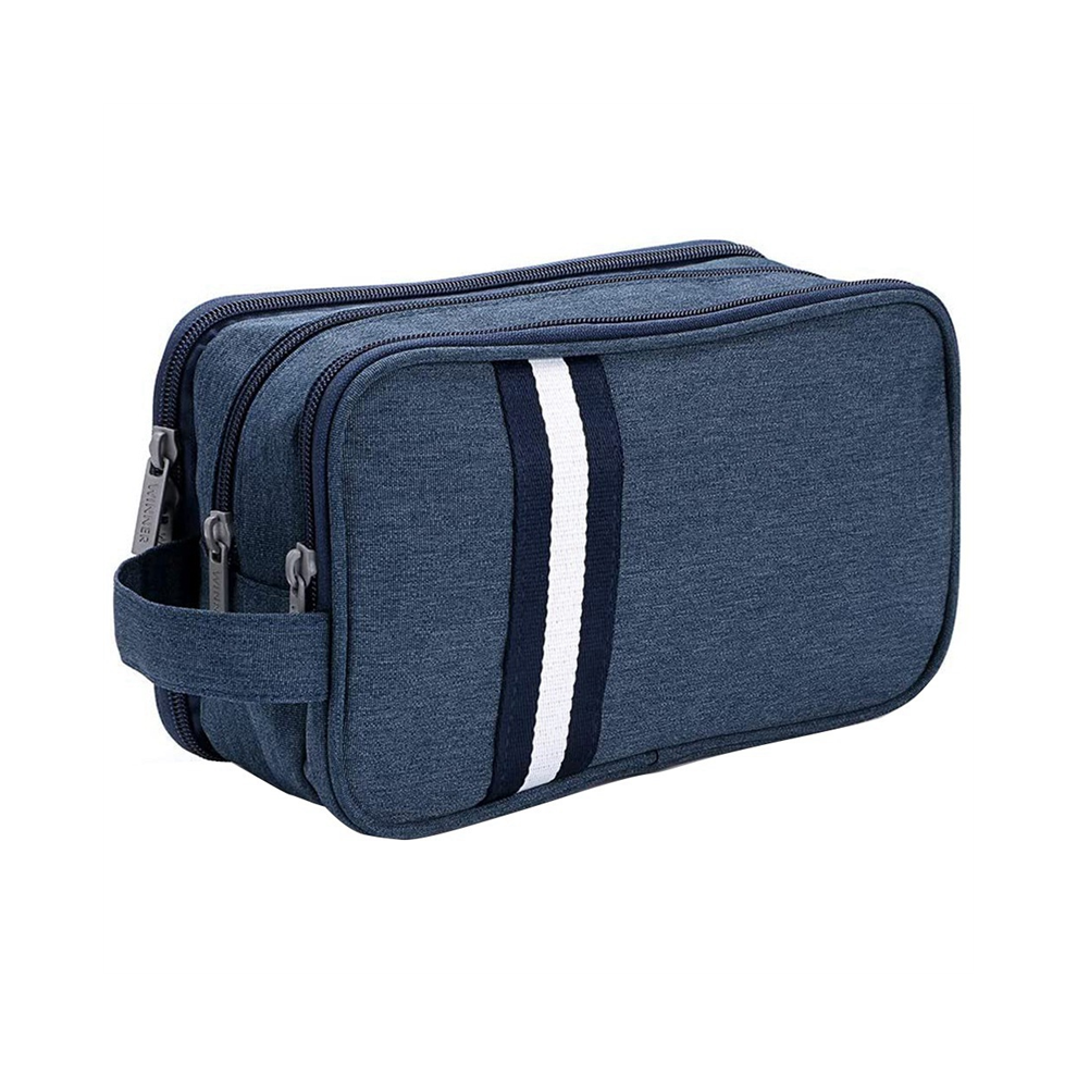 Travel Toiletry Wash Bag Dry & Wet Separation Gym Shaving Organiser with 3 Compartments-image-OPC-PHHMRC8-NEW