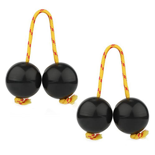 paire de boules rythmiques, instruments à percussion classiques africains (noir) 1