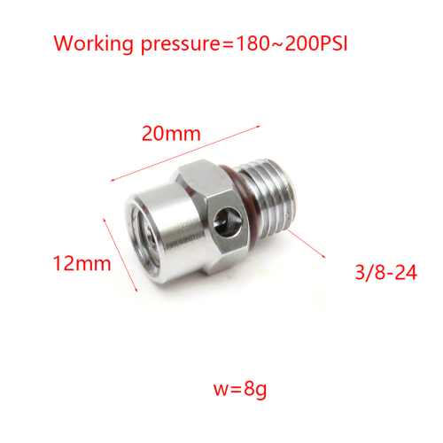 Technische duikuitrusting Eerste trap overdrukventiel accessoires 180-200 PSI 2