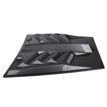 Capô de admissão de fluxo de ar do carro, ventilação, capa decorativa, saída lateral central, acesso externo universal para automóveis